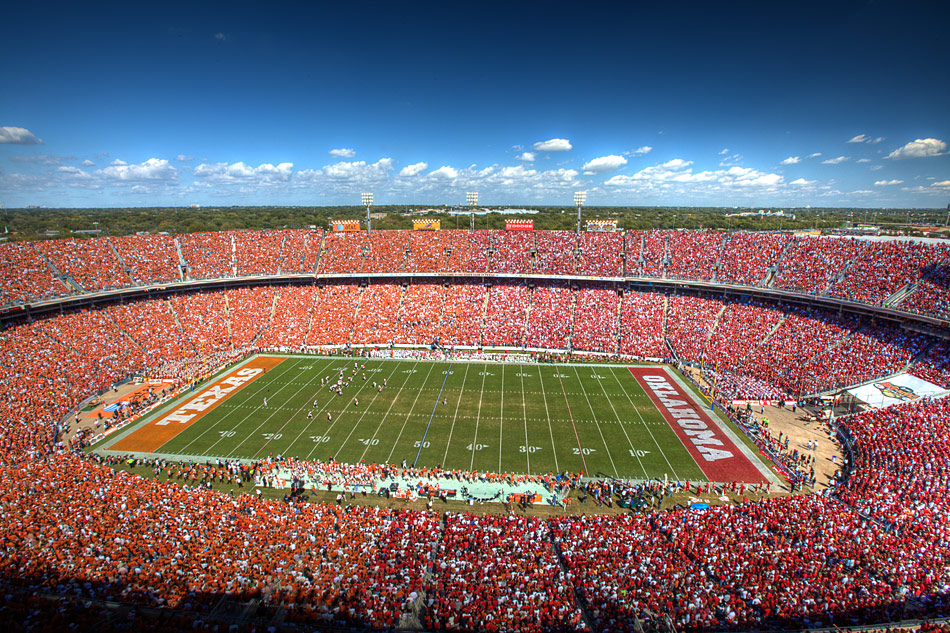 Photographing The Cotton Bowl At The Texas Ou Game Jonathan H Jackson Red River Rivalry Red River Texas Ou Weekend