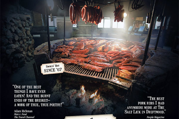 Salt Lick Advertisement in Dec. '09 Texas Monthly