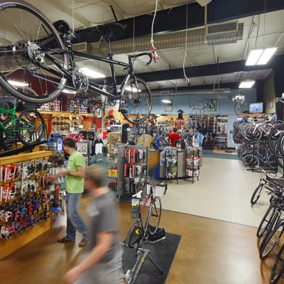 Interior photography of the Bicycle Sport Shop Hwy. 183 location