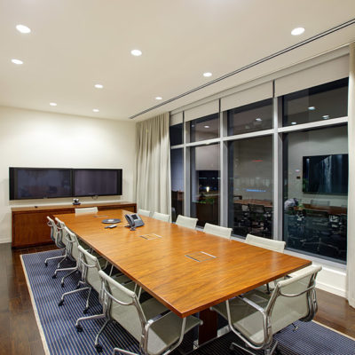 Austonian Building conference room